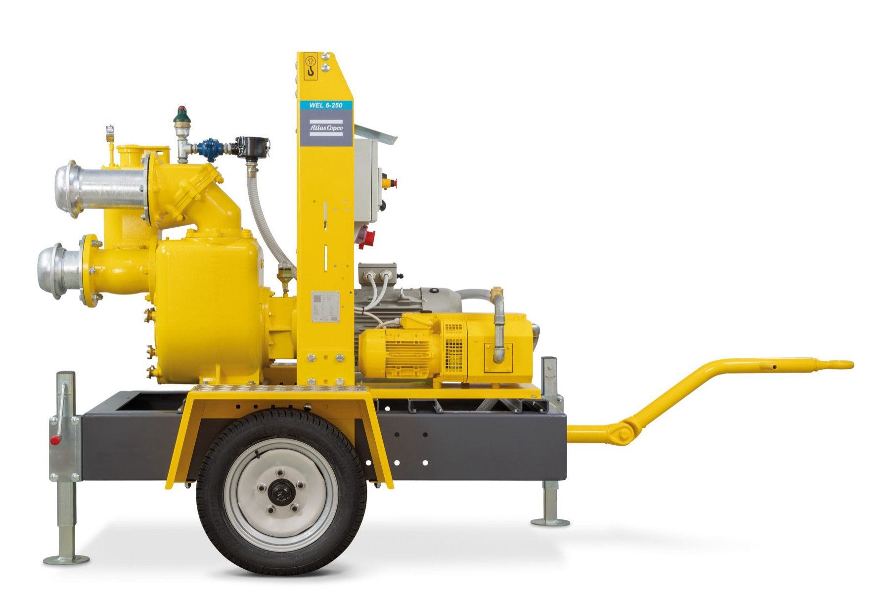Pompa WEL ECO pada trailer